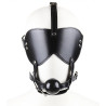 Generique Masque avec Baillon Boule Gag Bling Noir